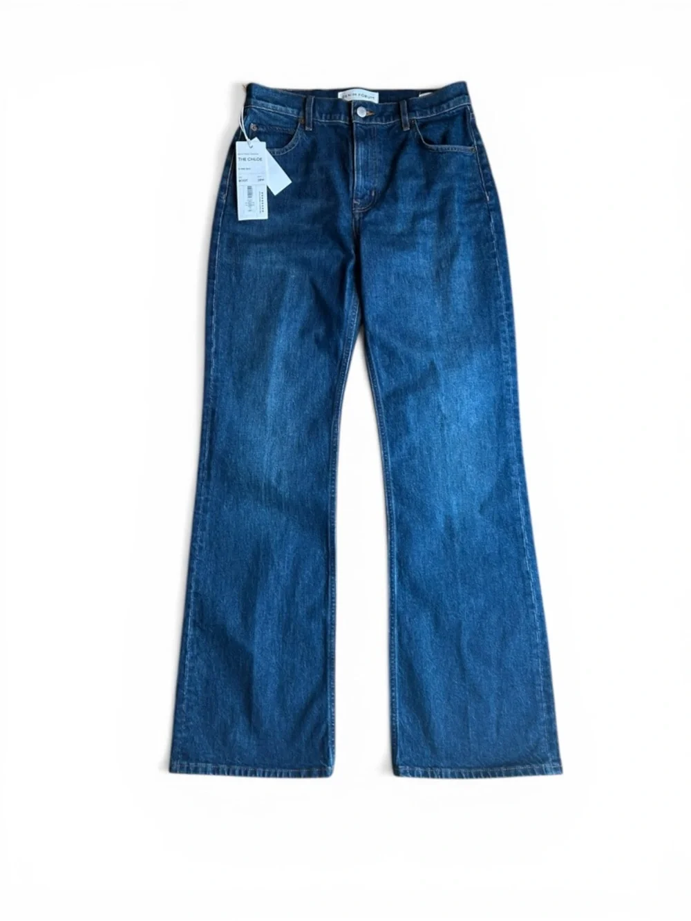 Aritzia Denim Forum Chloe Hi-Rise Bootcut Jeans NWT 28 Dark Indigo - Picture 2 of 10